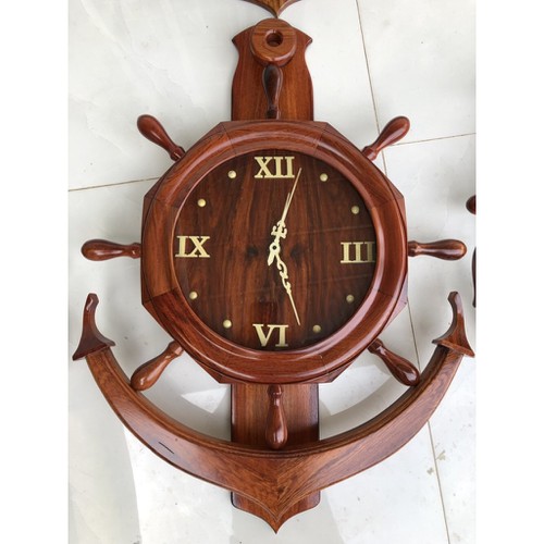 Đồng hồ gỗ neo cao cấp 70cm